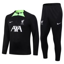 23/24 Liverpool Kids Black Sweater Tracksuit  Thai Quality
