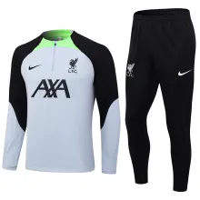 23/24 Liverpool Kids Grey Sweater Tracksuit  Thai Quality