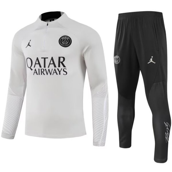 23/24 PSG Grey Sweater Tracksuit Thai Quality