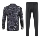 23/24 Real Madrid Black Sweater Tracksuit Thai Quality