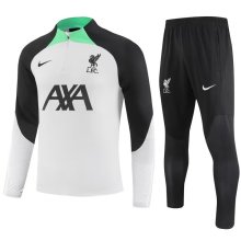 23/24 Liverpool White Grey Sweater Tracksuit Thai Quality