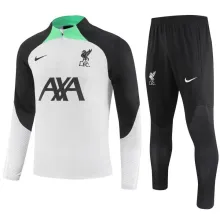 23/24 Liverpool White Grey Sweater Tracksuit Thai Quality