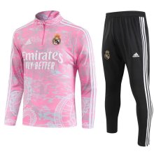 23/24 Real Madrid Pink Sweater Tracksuit Thai Quality