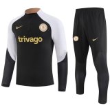 23/24 Chelsea Black Sweater Tracksuit Thai Quality