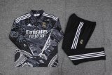 23/24 Real Madrid Black Sweater Tracksuit Thai Quality