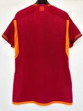 23/24 Roma Home Jersey  With Sponsors 1:1 Thai Quality