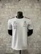 2023 Mercedes F1 Team Round Collar POLO T-Shirt White