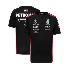 2023 Mercedes F1 Team Round Collar POLO T-Shirt