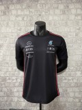 2023 Mercedes F1 Team Round Collar POLO T-Shirt