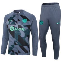 23/24 Barcelona Grey Sweater Tracksuit Thai Quality
