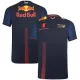 2023 Red Bull Racing Dark Blue F1 Team Round Collar POLO T-Shirt