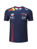 2023 Red Bull Racing Dark Blue F1 Team Round Collar POLO T-Shirt