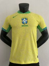 24/25 Brazil Home Jersey Yellow Player Version 1:1 Quality Thai Quality