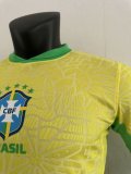 24/25 Brazil Home Jersey Yellow Player Version 1:1 Quality Thai Quality