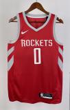 NBA Men 2019 Houston Rockets Red #0 WESTBROOK Classics Swingman Jersey