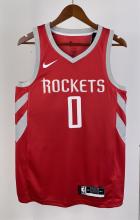 NBA Men 2019 Houston Rockets Red #0 WESTBROOK Classics Swingman Jersey
