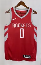 NBA Men 2019 Houston Rockets Red #0 WESTBROOK Classics Swingman Jersey
