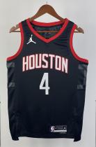 NBA Men 2024 Houston Rockets Black #4 GREEN Classics Swingman Jersey