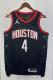 NBA Men 2024 Houston Rockets Black #4 GREEN Classics Swingman Jersey