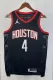 NBA Men 2024 Houston Rockets Black #4 GREEN Classics Swingman Jersey