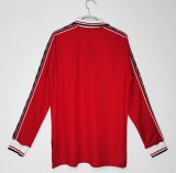 1998 Man United Home Long Sleeve Retro Jersey