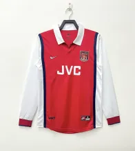 1998 Arsenal Home Retro Jersey Long Sleeve