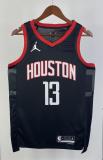 NBA Men 2024 Houston Rockets Black #13 HARDEN Classics Swingman Jersey