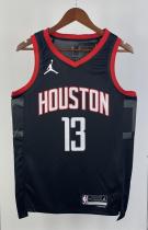 NBA Men 2024 Houston Rockets Black #13 HARDEN Classics Swingman Jersey