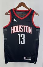 NBA Men 2024 Houston Rockets Black #13 HARDEN Classics Swingman Jersey