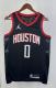 NBA Men 2024 Houston Rockets Black #0 WESTBROOK Classics Swingman Jersey