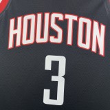 NBA Men 2024 Houston Rockets Black #3 PORTER JR. Classics Swingman Jersey