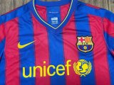 09/10 Barcelona Home Retro Jersey Long Sleeve