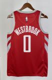 NBA Men 2019 Houston Rockets Red #0 WESTBROOK Classics Swingman Jersey