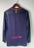 16/17 Barcelona Away Retro Jersey Long Sleeve