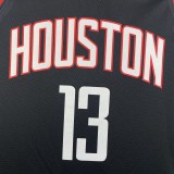 NBA Men 2024 Houston Rockets Black #13 HARDEN Classics Swingman Jersey