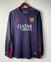 16/17 Barcelona Away Retro Jersey Long Sleeve