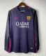 16/17 Barcelona Away Retro Jersey Long Sleeve