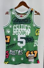 NBA Men Season 07-08 Boston Celtics Green #5 GARNETT Swingman Jersey