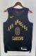 NBA Men 2024 Los Angeles Lakers Black City Version #0 WESTBROOK Jersey High Quality Name and Number Print