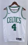 NBA Men Season 2023 Boston Celtics White #4 HOLIDAY Jersey High Quality Name and Number Print