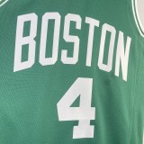 NBA Men Season 2023 Boston Celtics Green #4 HOLIDAY Jersey High Quality Name and Number Print