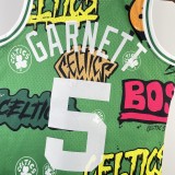 NBA Men Season 07-08 Boston Celtics Green #5 GARNETT Swingman Jersey