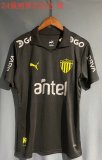 23/24 Penarol Black Soccer Jersey Thai Quality