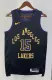 NBA Men 2024 Los Angeles Lakers Black City Version #15 REAVES Jersey High Quality Name and Number Print