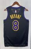 NBA Men 2024 Los Angeles Lakers Black City Version #8 BRYANT Jersey High Quality Name and Number Print