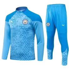 23/24 Man City Blue Sweater Tracksuit  Thai Quality