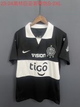 23/24 Olimpia Away Black Soccer Jersey Thai Quality