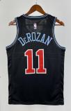 NBA 2019 Chicago Bulls City Edition Black #11 DEROZAN Swingman Jersey High Quality