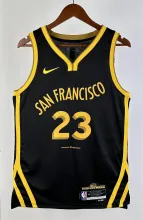 NBA Men 2024 Golden State Warriors City Edition #23 GREEN Swingman Jersey