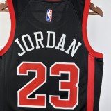 NBA 2024 Chicago Bulls City Edition Black #23 JORDAN Jersey High Quality